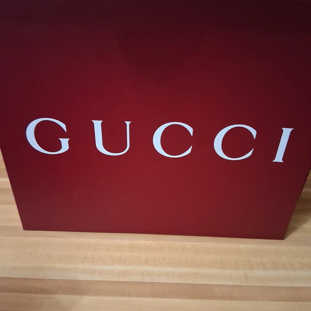 Gucci Women's Tan Boots with Crystal Accents - Picture 7 of 10